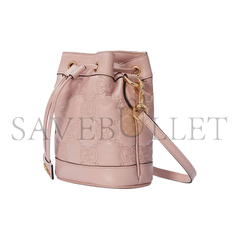 GUCCI GG MATELASSÉ MINI BUCKET BAG ‎728231 (20*16*9.5cm)